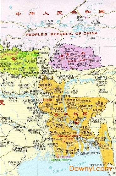 孟加拉地图高清中文版 安装截图