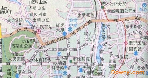 深圳城区旅游地图 免费版1