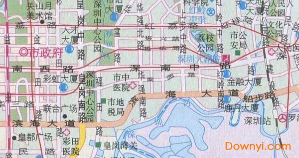 深圳城区旅游地图 免费版2