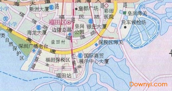 深圳旅游地图高清版