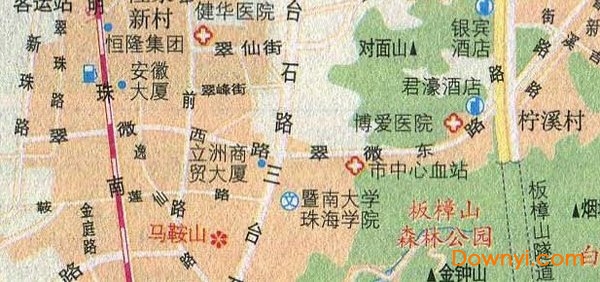 珠海旅游地图高清版