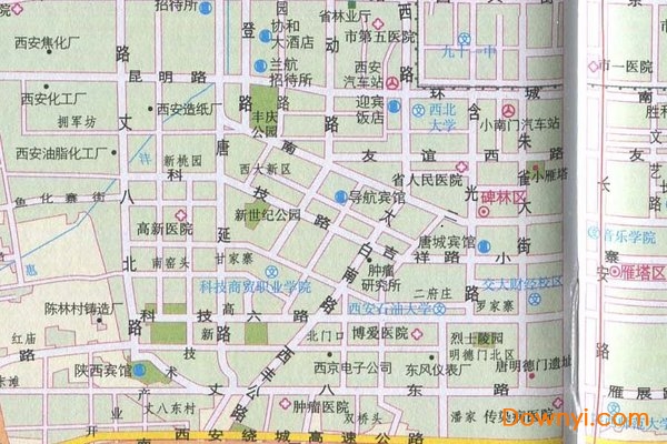 西安城区旅游景点地图全图 截图0