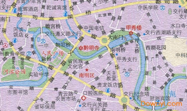 贵阳市旅游交通图高清版 免费版0