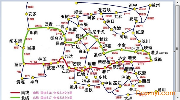 川藏线自驾地图 免费版0