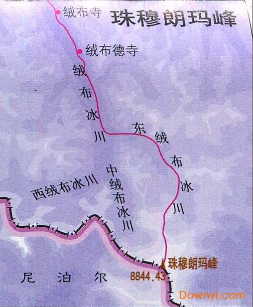 珠穆朗玛峰地图 免费版0