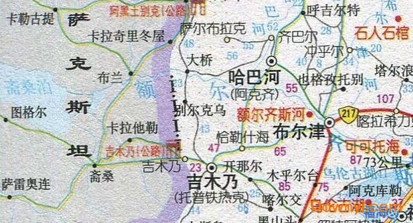 新疆東部旅游地圖 免費(fèi)版 0