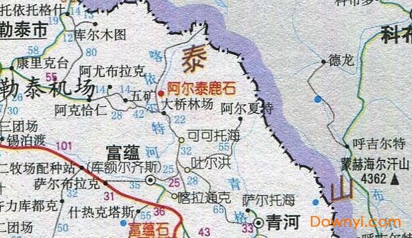 新疆东部旅游地图 免费版4