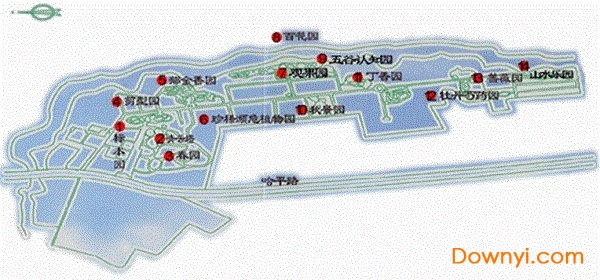 黑龙江森林植物园旅游地图 截图1