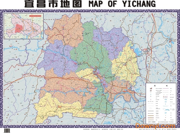 湖北宜昌市地图高清版 中文免费版0