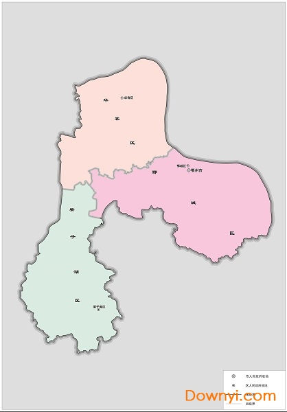湖北鄂州行政地图高清版 中文免费版0