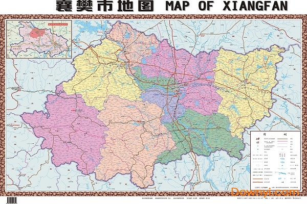 湖北襄樊高清地图 截图0