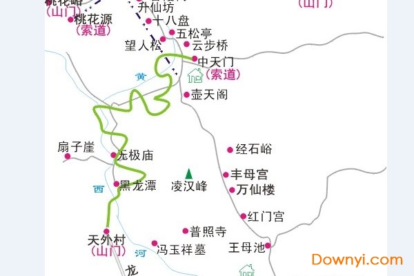 泰山高清地图