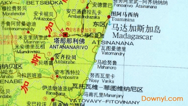马达加斯加地图中文版 最新版0
