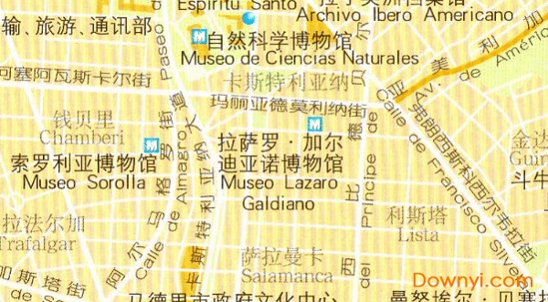 马德里地图中文版 截图0