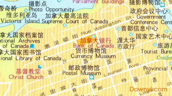 加拿大渥太华地图高清版 1