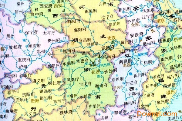 清朝地图高清版大图 0