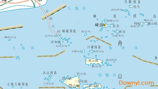 舟山市地图全图