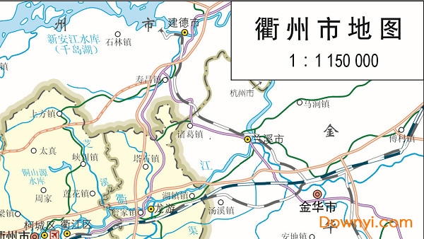 浙江衢州地图全图 截图0