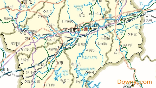 浙江衢州地图全图 截图1