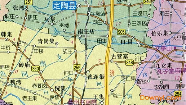 曹县高清地图