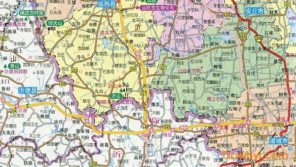 潍坊市地图全图