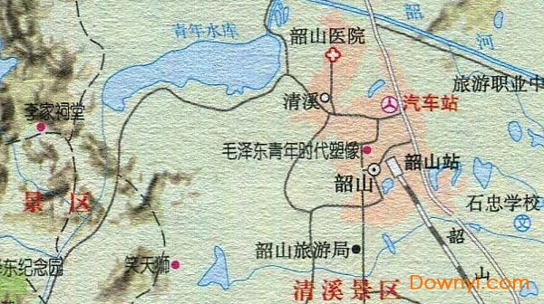 韶山旅游景区图