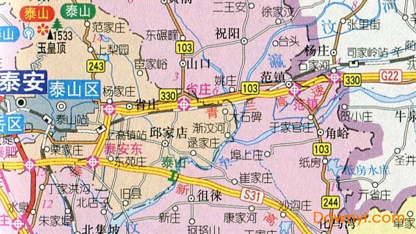 山東泰安地圖高清版 截圖0