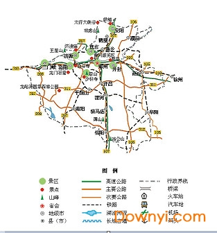 河南旅游地图高清版下载