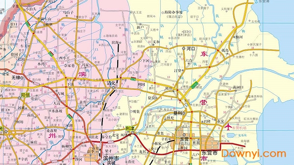 山东地图高清版大图 截图0