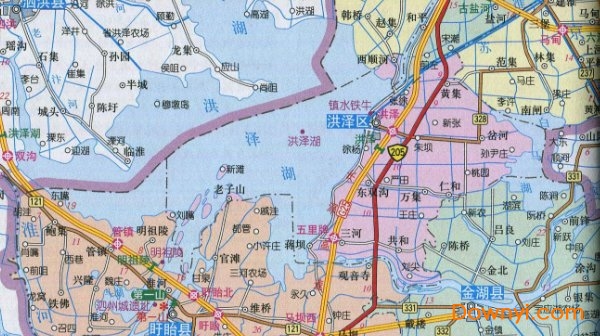江苏淮安地图
