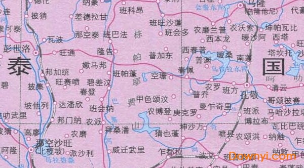 泰国旅游地图高清版 截图0