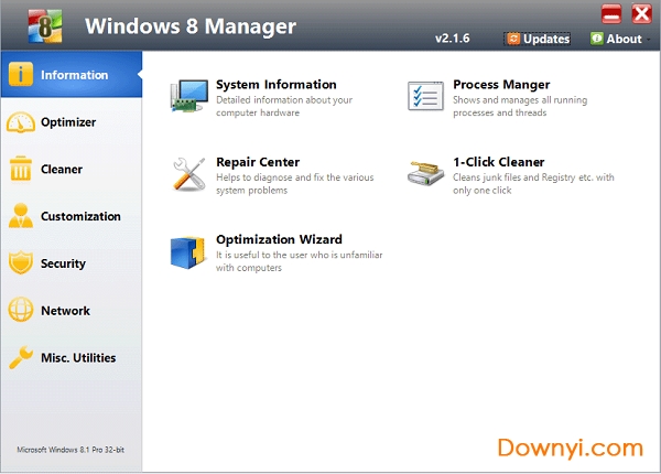 windows 8 manager电脑版 截图0