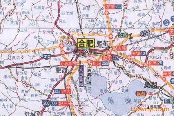 安徽省交通地图全图 0