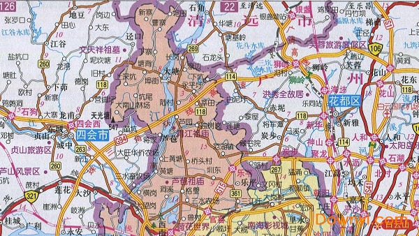 广东佛山地图全图高清版 中文最新版0