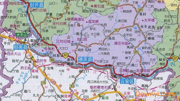 广东省云浮市地图 最新版 0