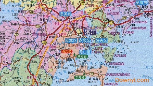 广东湛江地图全图高清版 最新版1