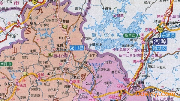 惠州高清版地图