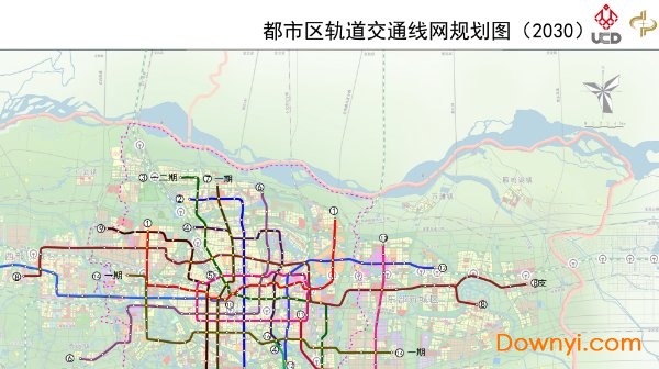 郑州地铁规划图高清版 截图0
