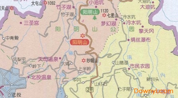 台北旅游景点地图高清版 1
