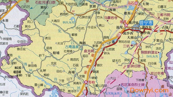 揭阳市地图全图