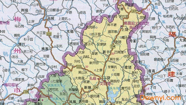 广东潮州地图高清版 最新免费版0