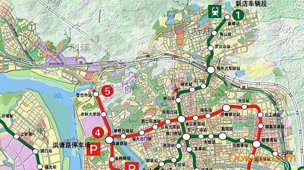 福州地铁最新规划图