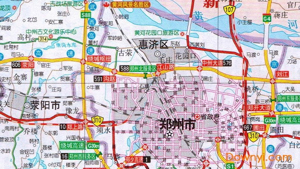 河南郑州地图全图高清版 截图0