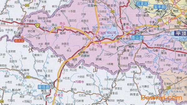 河南省平顶山市地图 最新免费版