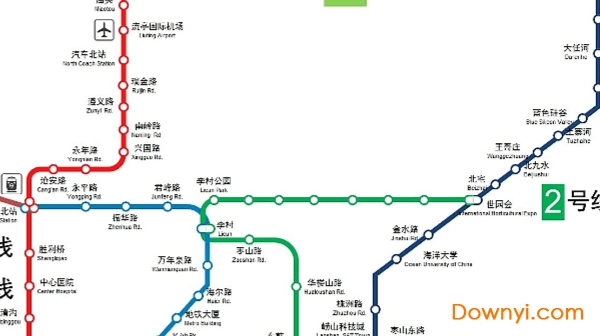 青岛地铁规划图高清版 0