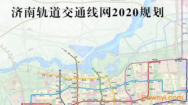 济南地铁规划图高清版