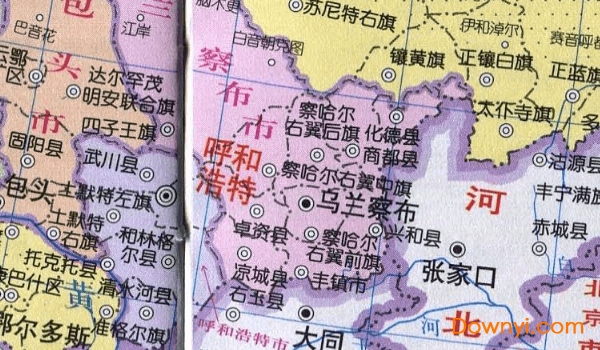 内蒙古地图全图 最新版0
