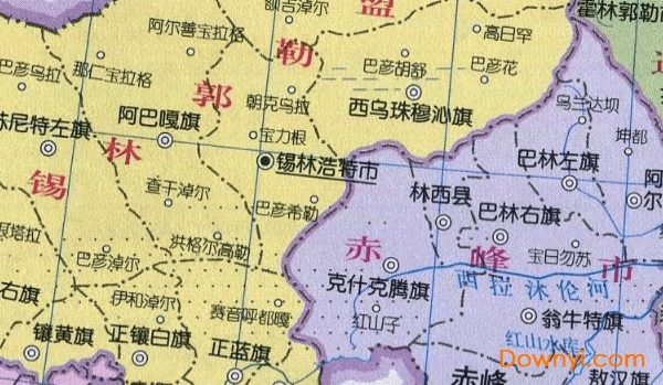 内蒙古地图全图 最新版1