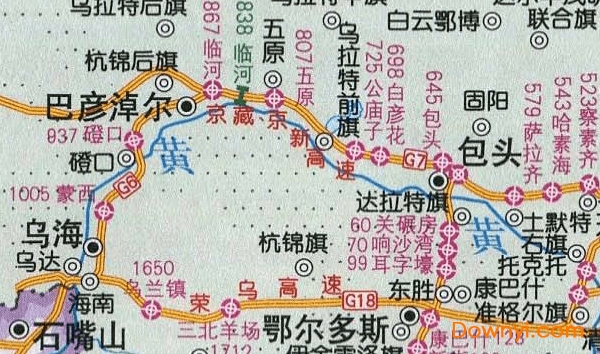 内蒙古高速地图全图 截图0