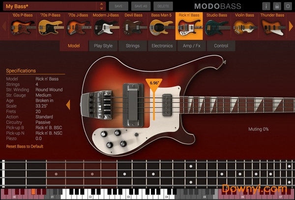 ik multimedia modo bass(虚拟乐器软件) 截图0